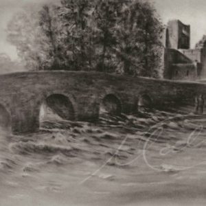 Charcoal Drawing Boyle Abbey Co. Roscommon